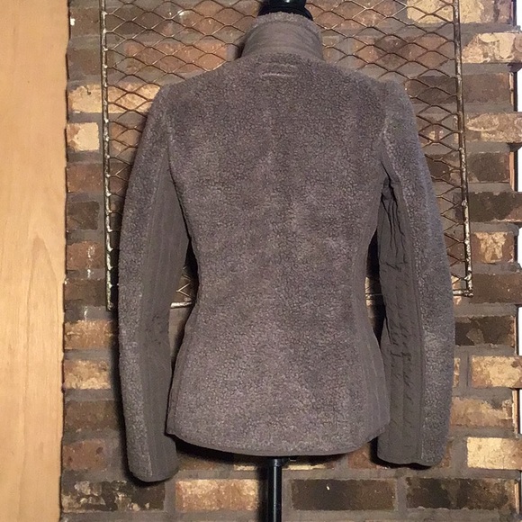 Ruff Hewn light weight jacket multi-fabric dark gray interior pockets M - Picture 3 of 7